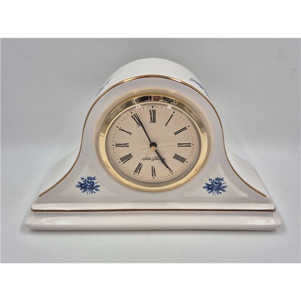 Vintage Seth Thomas Porcelain Mantle Clock