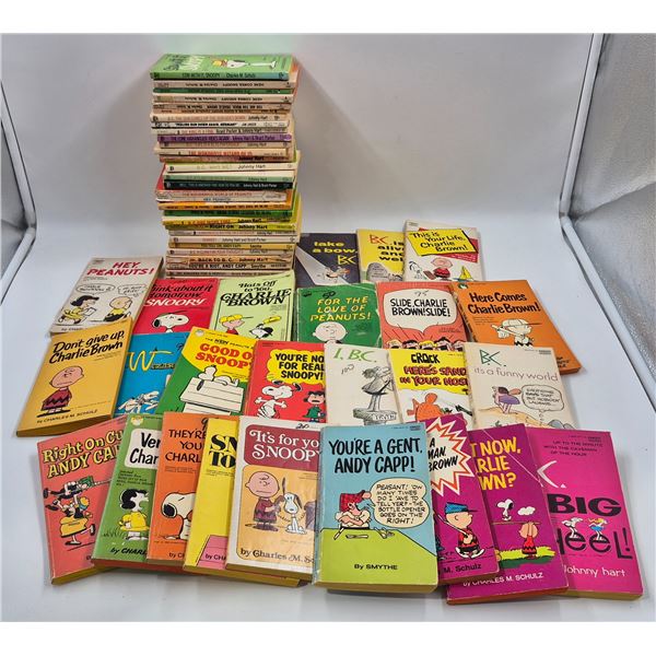 Vintage Comic Books: Andy Capp, Peanuts, & B.C.