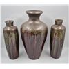 Image 1 : 3x Pier One Drip Glaze Style Vases