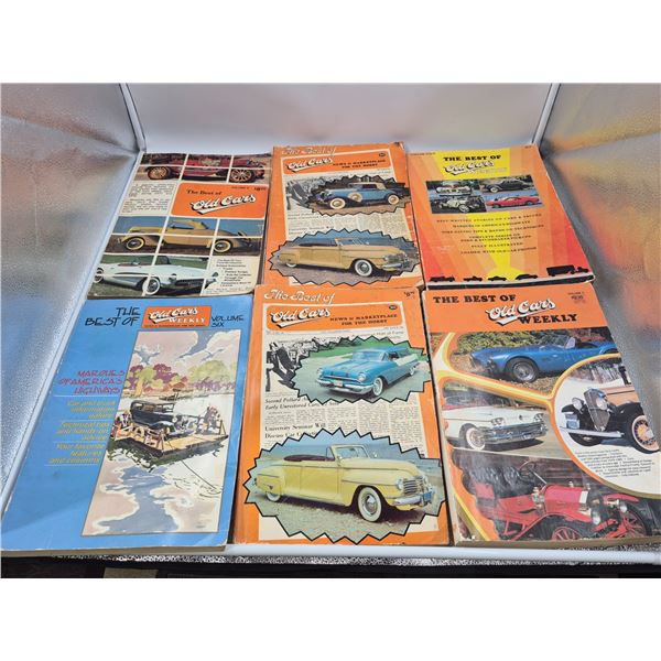 6x Vintage "The Best Of Old Cars"