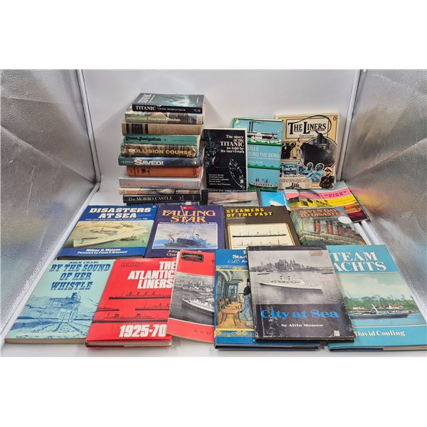 Assorted Vintage Nautical (Ship) Books