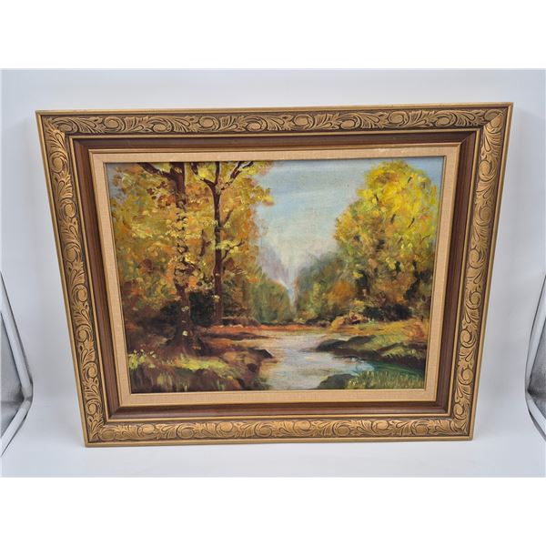 Vintage M.Grumbacher No.633 Nature Scene Print