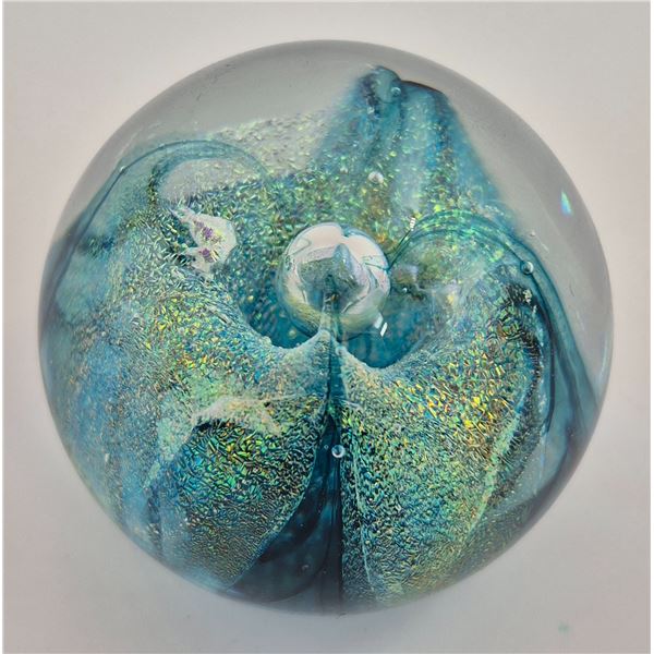 Vintage Art Glass Paperweight