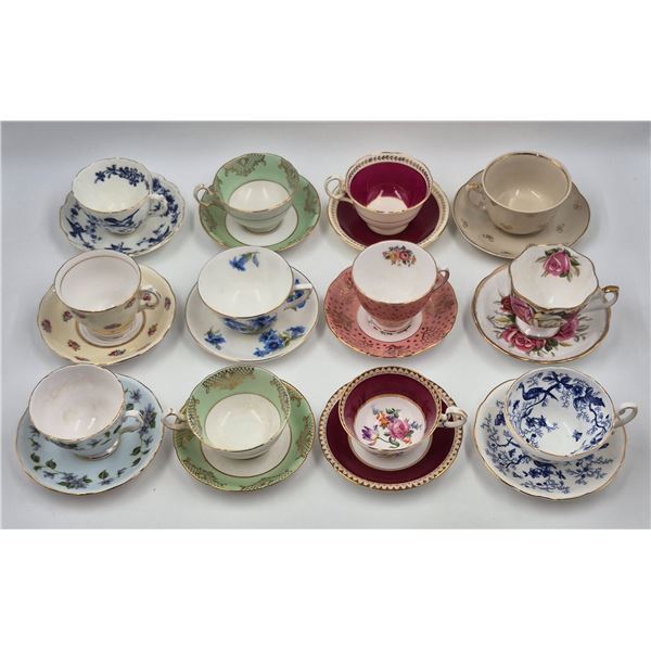 Vintage Teacups & Saucers : Coalport, Aynsley, Colclough, & More