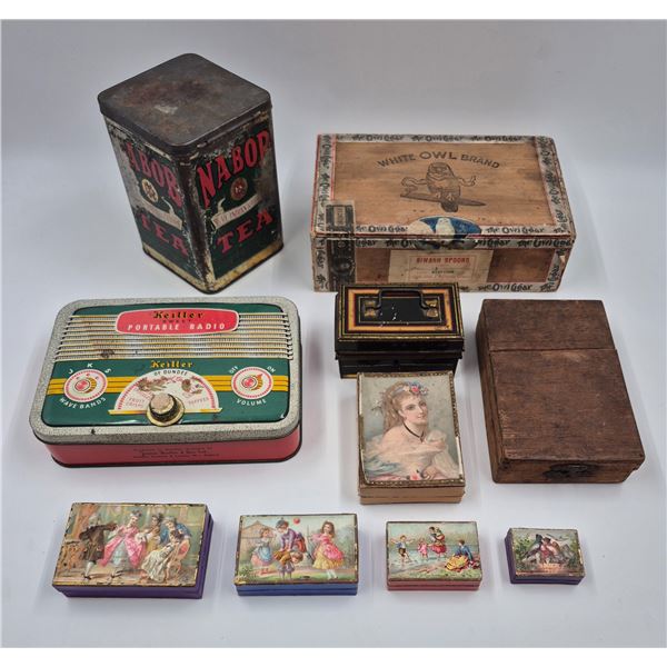 Vintage Containers: White Owl Cigars, Nabob, Keiller, & More