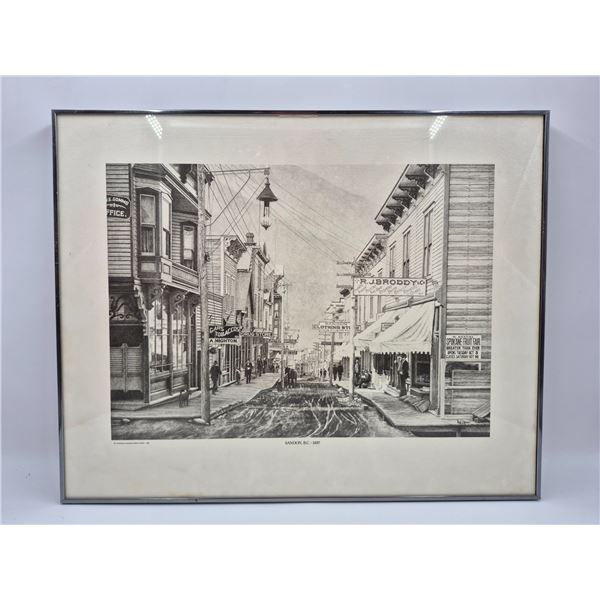 1982 Print - Sandon, B.C. 1897