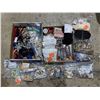 Image 1 : Assortment Lot: Beads, Leather Lace, Necklaces, & More