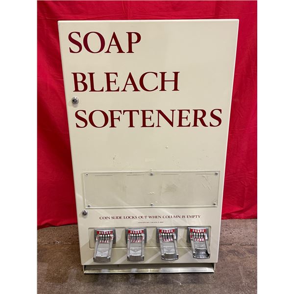 Vintage $1 Coin Op Soap / Bleach / Softeners Dispenser