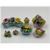 Image 1 : 7x Vintage Porcelain Flowers