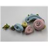 Image 2 : 7x Vintage Porcelain Flowers
