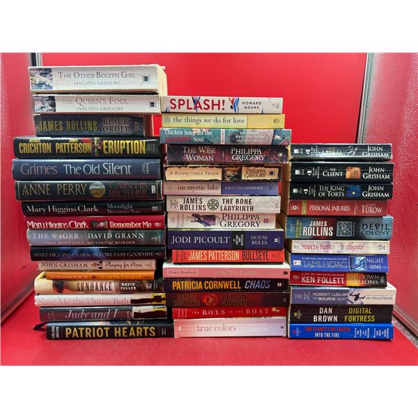 Assorted Books: Anne Perry, John Grisham, James Patterson, Dan Brown, & More