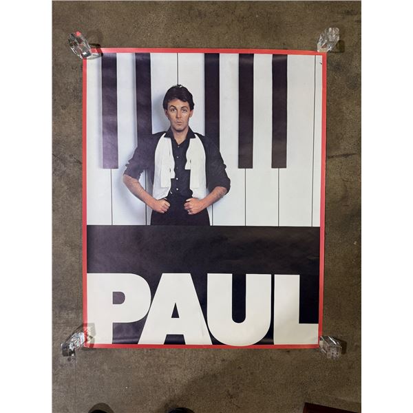 1982 Paul McCartney Poster