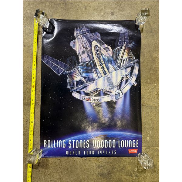 1994 Rolling Stones Voodoo Lounge World Tour 1994/95 Levi's Poster
