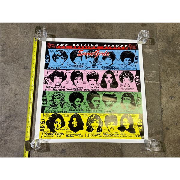Vintage The Rolling Stones Some Girls Poster