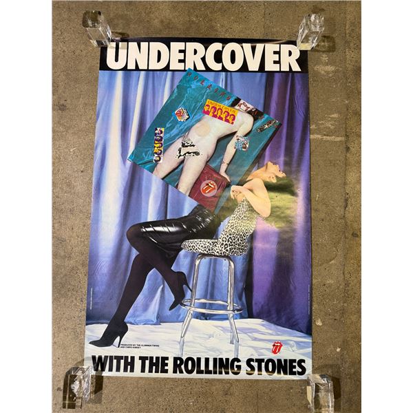 Vintage Rolling Stones Undercover "For Promotional Use Only-Not For Sale" Poster
