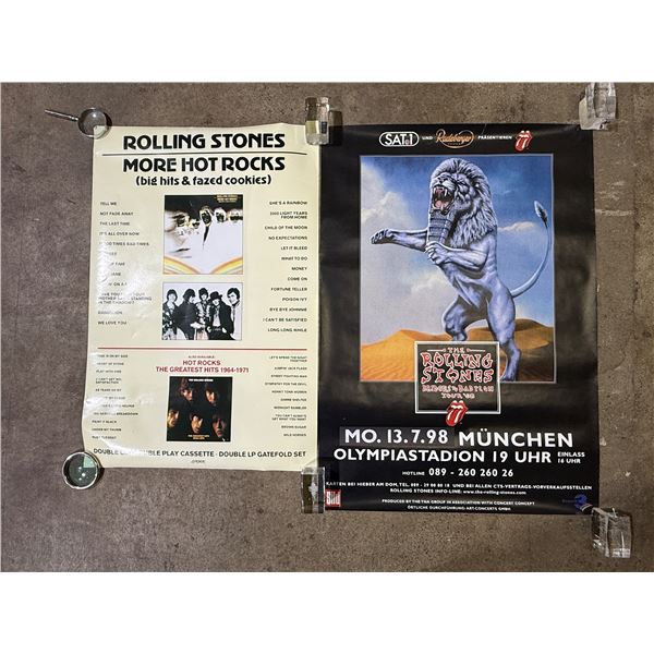 2x Vintage Rolling Stones Posters