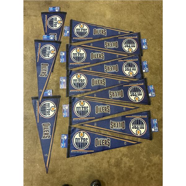 12x N.O.S. Edmonton Oilers Advertising Flags