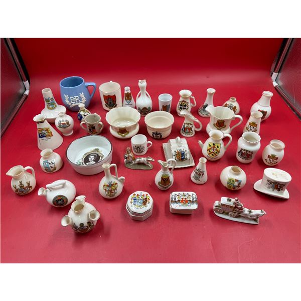 Miniature Porcelain Dishware & Vases