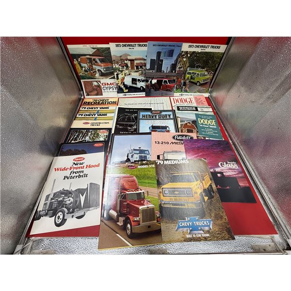 20+ Vintage Truck, Car, & Vans Brochures