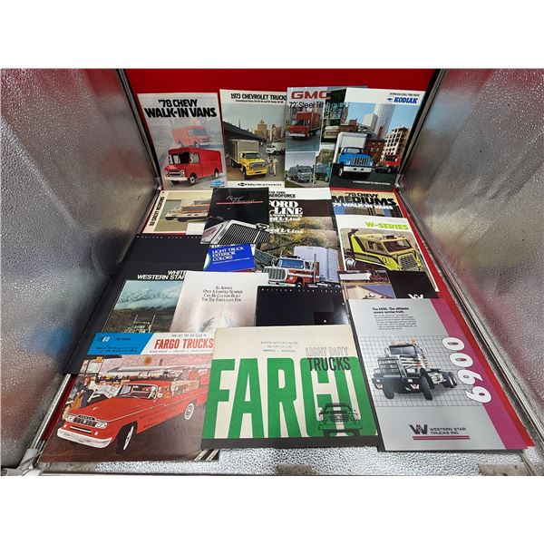 20+ Vintage Truck, Car, & Vans Brochures