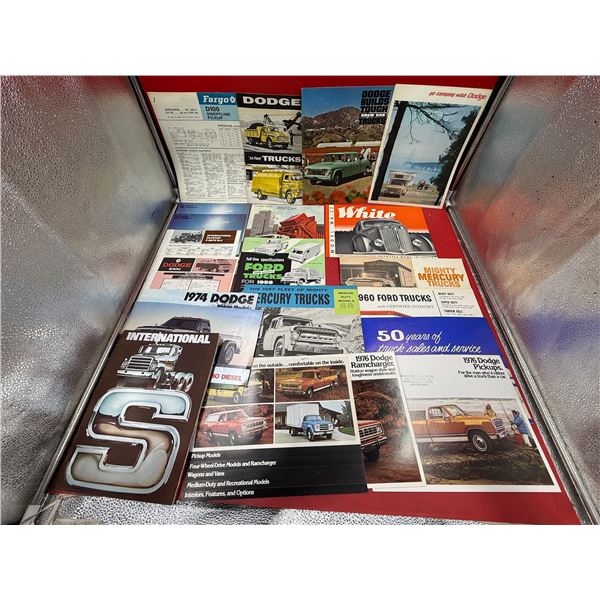 20+ Vintage Truck Brochures