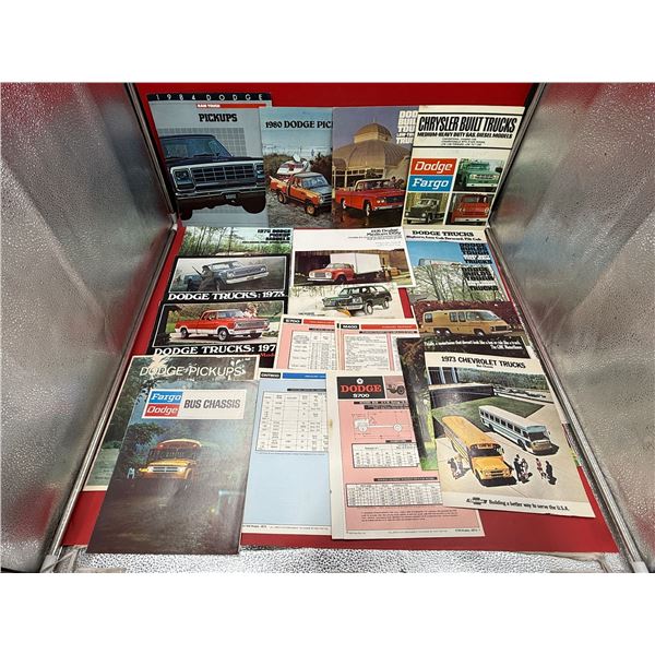 20+ Vintage Truck Brochures