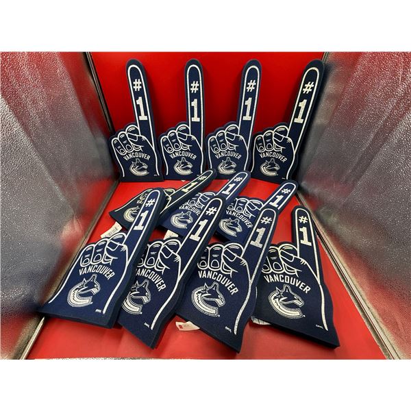 11x N.O.S. Vancouver Canucks #1 Foam Fingers