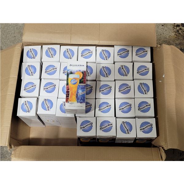 Lot of Belgian Moon Beer Glasses