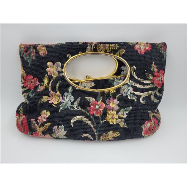 VTG Needlepoint Clutch