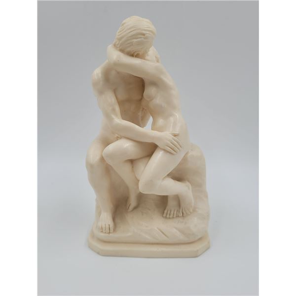 "The Kiss" Sculpture by A. Santini Made in Italy