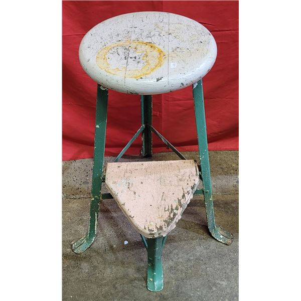 Antique Industrial Stool
