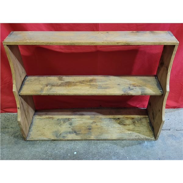Antique Wooden Wall Shelf