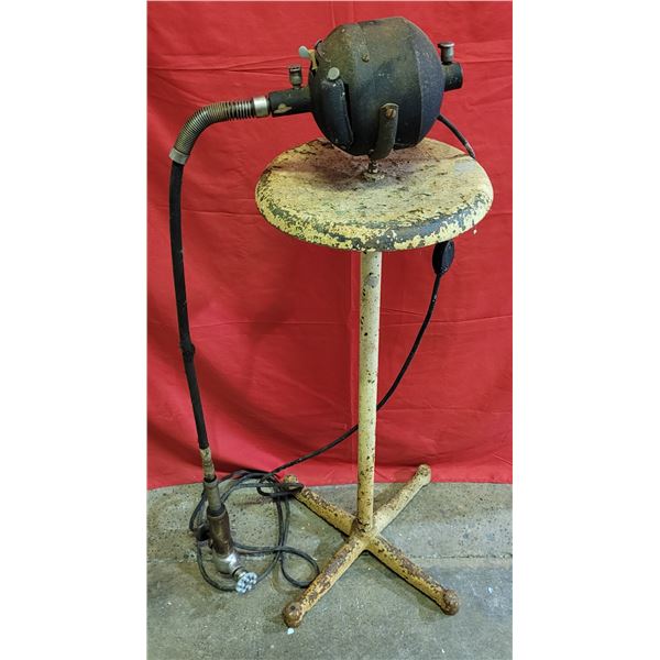 Antique Frank S. Betz Co. Cast Iron Dental Equipment on Castors