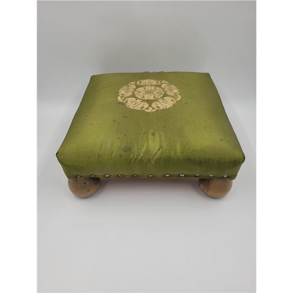 Asian Upholstered Empire Footstool