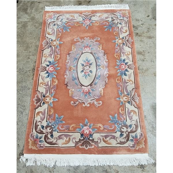 VTG 73" x 47.5" Wool Area Rug