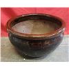Image 1 : Large Glazed Terracotta Planter