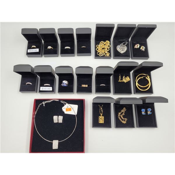 Lot of Assorted Costume Jewelry w/ Dragon Necklace, Matching Earrings & Necklace, & More