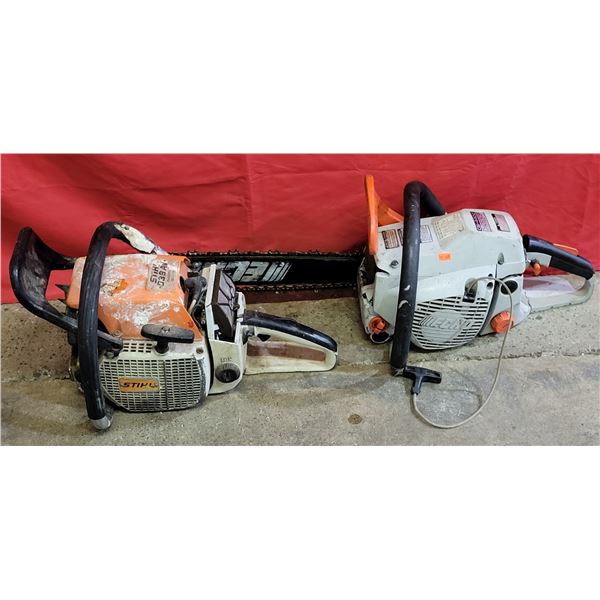 2 Chainsaws (Echo & Stihl)