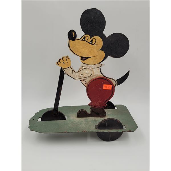 VTG Metal Mickey Mouse Pull Toy