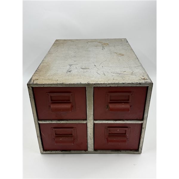 VTG Metal Index Card Storage Cabinet