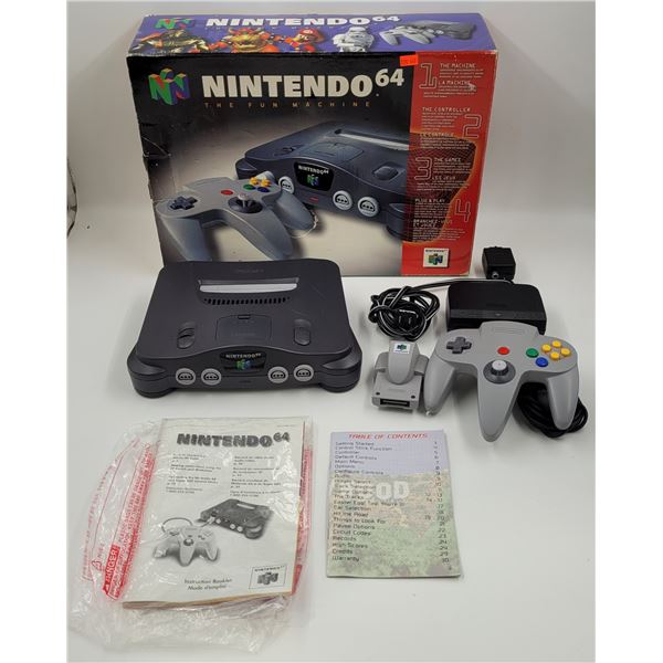 Nintendo 64 Console w/ Controller & Accessories