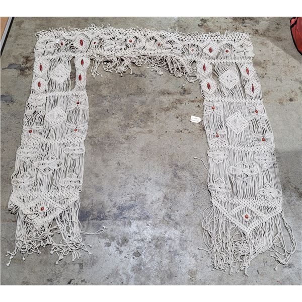 VTG Macramé Door Curtain