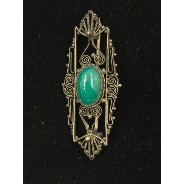 VTG Mexican 800 Silver Brooch