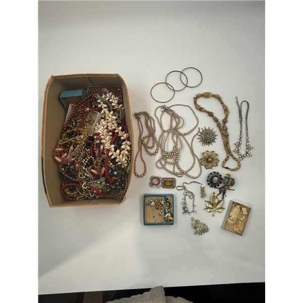 Lot of Assorted VTG Costume Jewelry