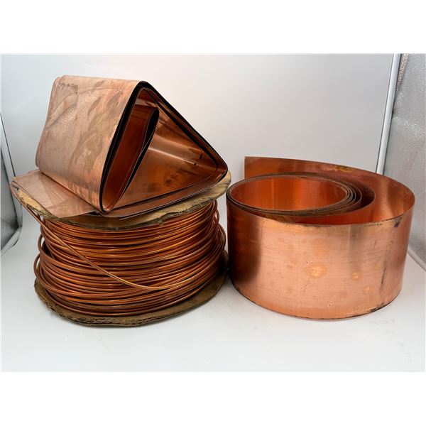 Roll of Copper Tubing & Flashing
