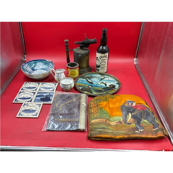 Vintage Variety: Holland America Tiles, Hand Painted Tea Pot Cover, Royal Albert Chinaware, & More