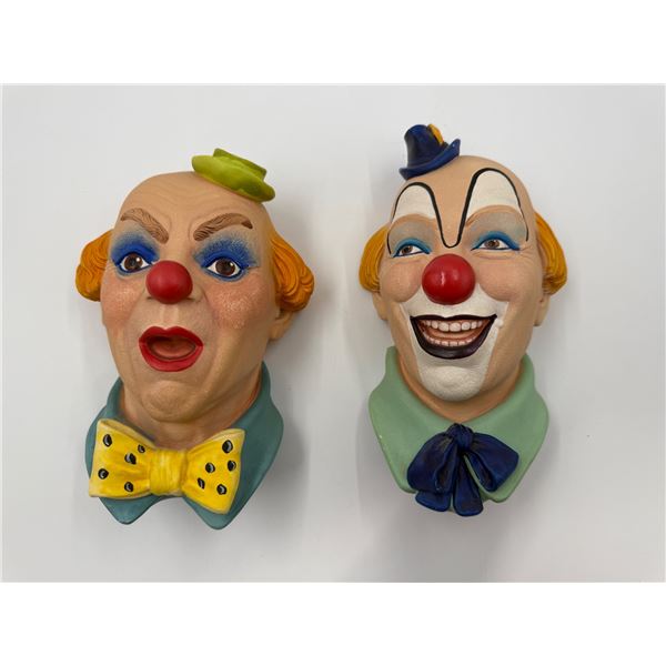 Colourful Artist Signed Legend Products CLock Sculptures - Made In England