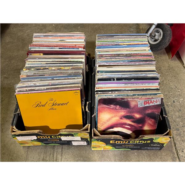 Collection Of Vintage Vinyl Records