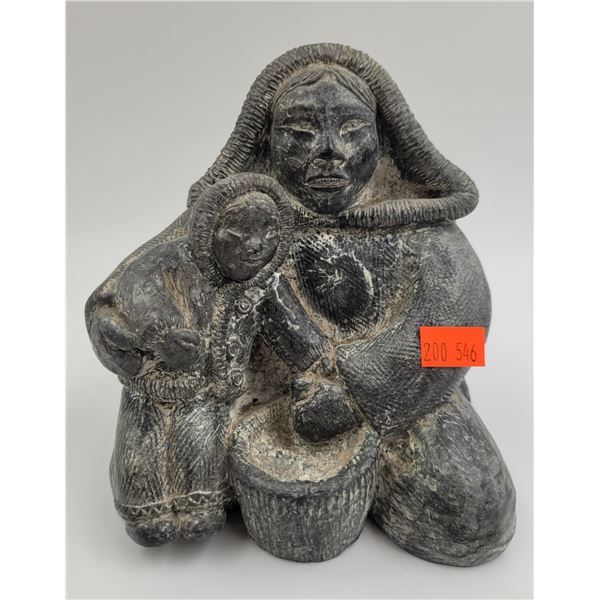 A Wolf Original Soapstone Sculpture Handmade in Canada