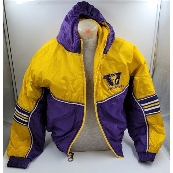 Vintage Huskies Yellow / Purple Jacket (Fits Small)